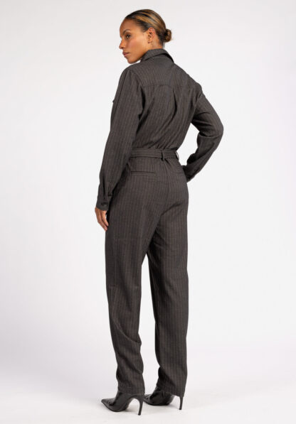 Aaiko Pinstripe Jumpsuit grijs - Afbeelding 3