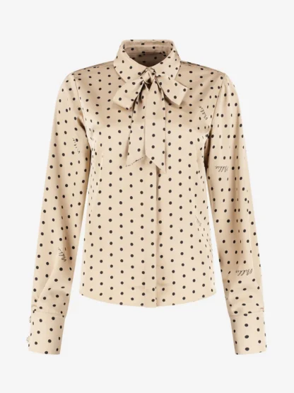 Nikkie X Anna Nooshin Halych Satin Blouse Blonde - Afbeelding 2