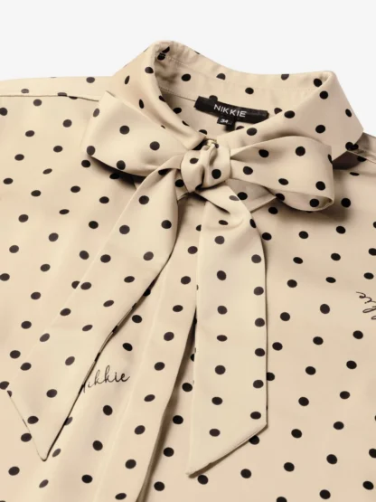 Nikkie X Anna Nooshin Halych Satin Blouse Blonde - Afbeelding 4