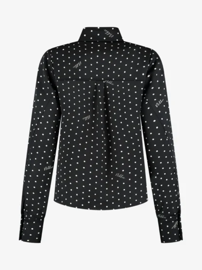 Nikkie X Anna Nooshin Halych Satin Blouse Black - Afbeelding 3