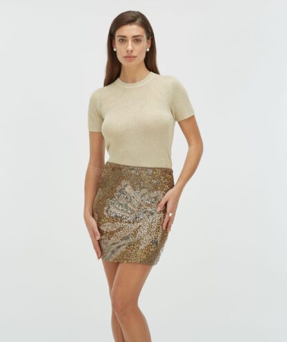 Josh v- Rio T Shirt  Light Gold - Afbeelding 3