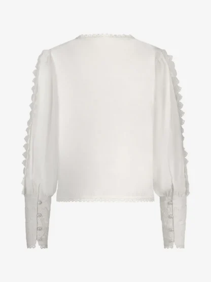 Fifth House -  Blouse met broderie en ballonmouwen Geneve Blouse - Afbeelding 2
