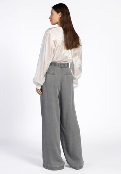 Aaiko - Yna Blouse Wit - Afbeelding 2