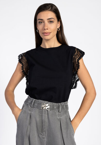Aaiko - Cora Top Black - Afbeelding 2