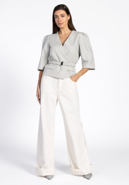 Aaiko- Sarah Top Zilver - Afbeelding 3