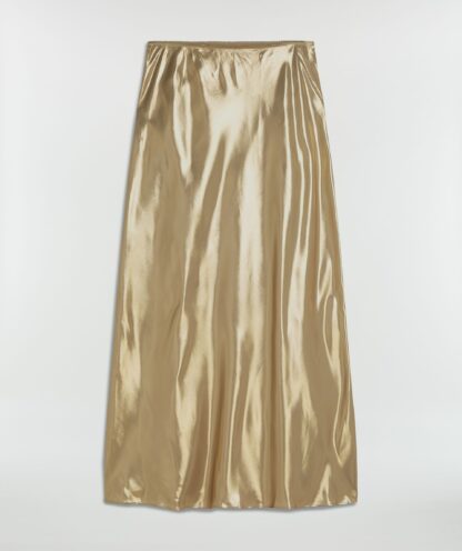 Josh V Leona High Waist Fitted Rok Gold