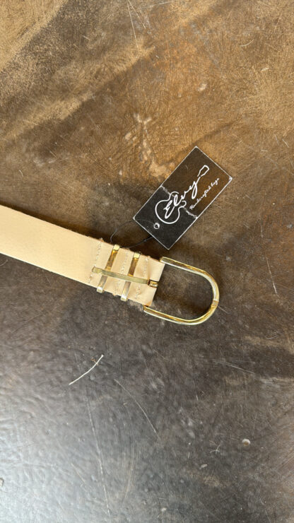 Elvey Riemen - Plain Belt Women Ecru