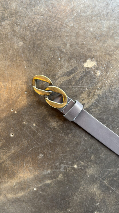Elvey Riemen - Minnesota Belt Woman Grey/Gold