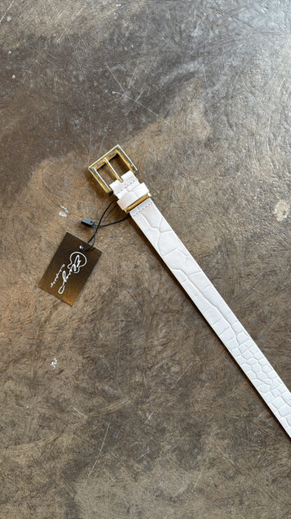 Elvey Riemen - Crock Belt Woman White