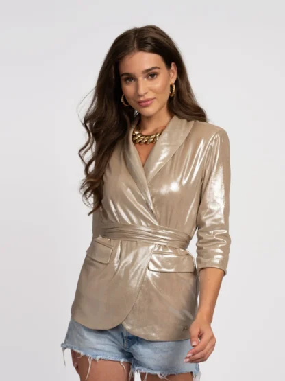 Nikkie Kennet Blazer Metalic Look - Afbeelding 3