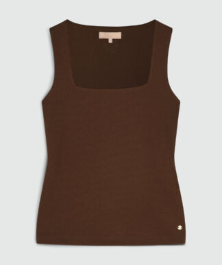 Josh V Linde Top Dark Brown