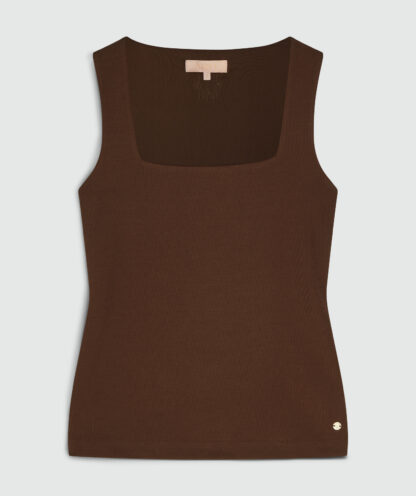 Josh V Linde Top Dark Brown