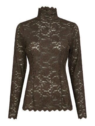 Neo Noir Liza Laceflower Blouse