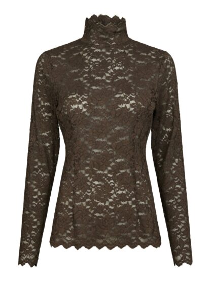 Neo Noir Liza Laceflower Blouse