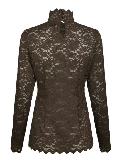Neo Noir Liza Laceflower Blouse - Afbeelding 2