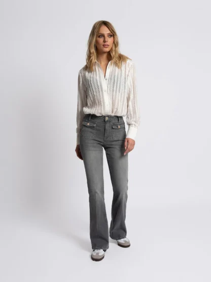Fifth House Jaimy Jeans Grijs - Afbeelding 3