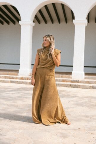 Bolina Island Carino Top Golden Glitter