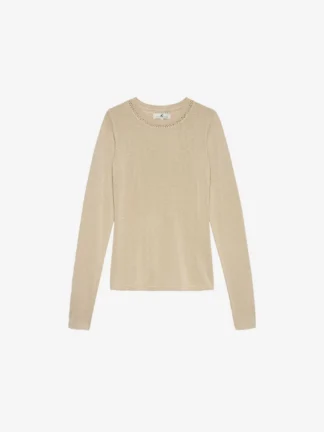 Fifth House Lizon Top Iced coffee/Gold