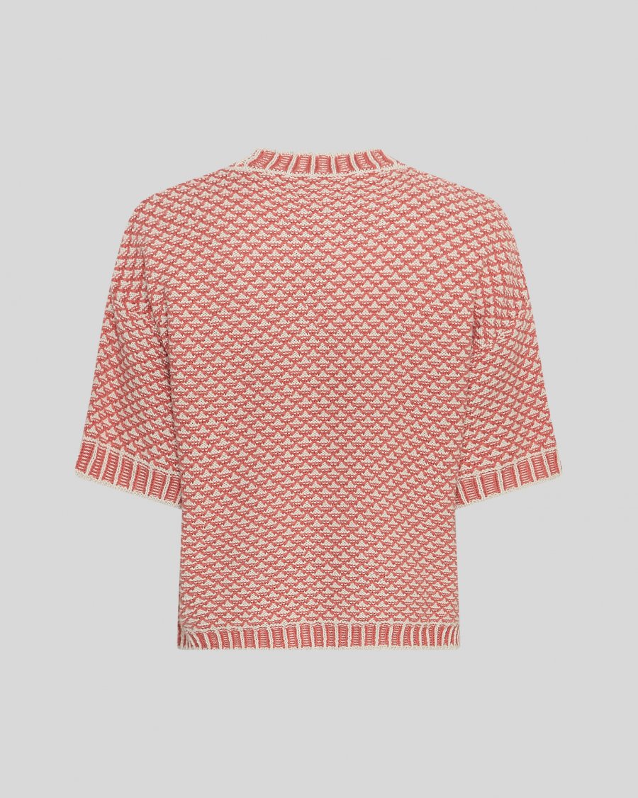 Catina Pilla 2/4 Pullover Oatmeal/Rose - Afbeelding 2