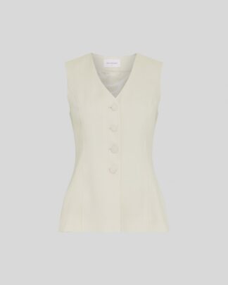 Esteriane Waistcoat Oatmeal/Melange