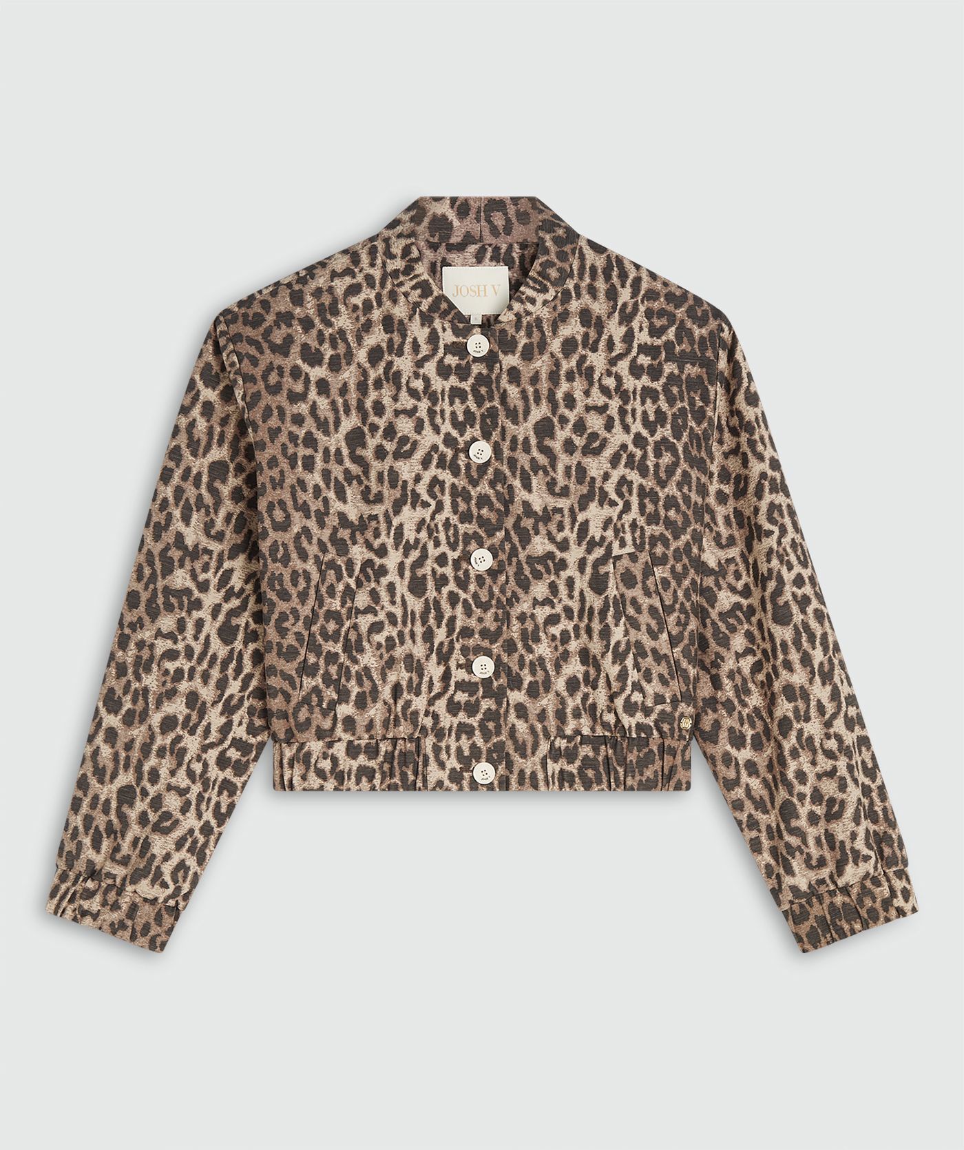 Josh V Nadine Bomber Jacket leopard print